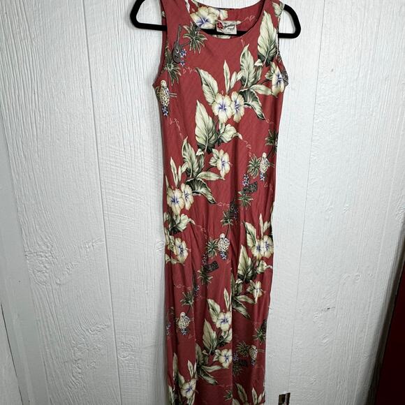 Hilo Hattie The Hawaiian Original Dress Sz Small Sleeveless Rayon Floral Resort - Picture 7 of 8